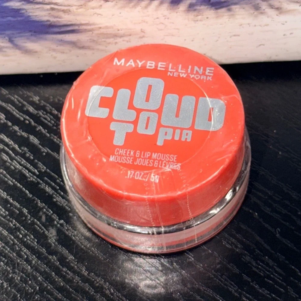 Maybelline Cloudtopia Cheek & Lip Mousse 05 Coral Illusion 0.17oz New Sealed